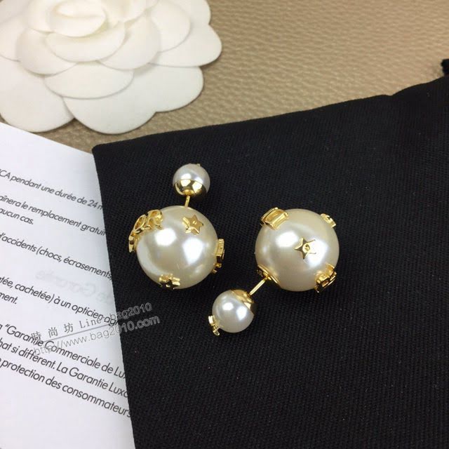 Dior飾品 迪奧經典熱銷款珍珠耳環  zgd1094